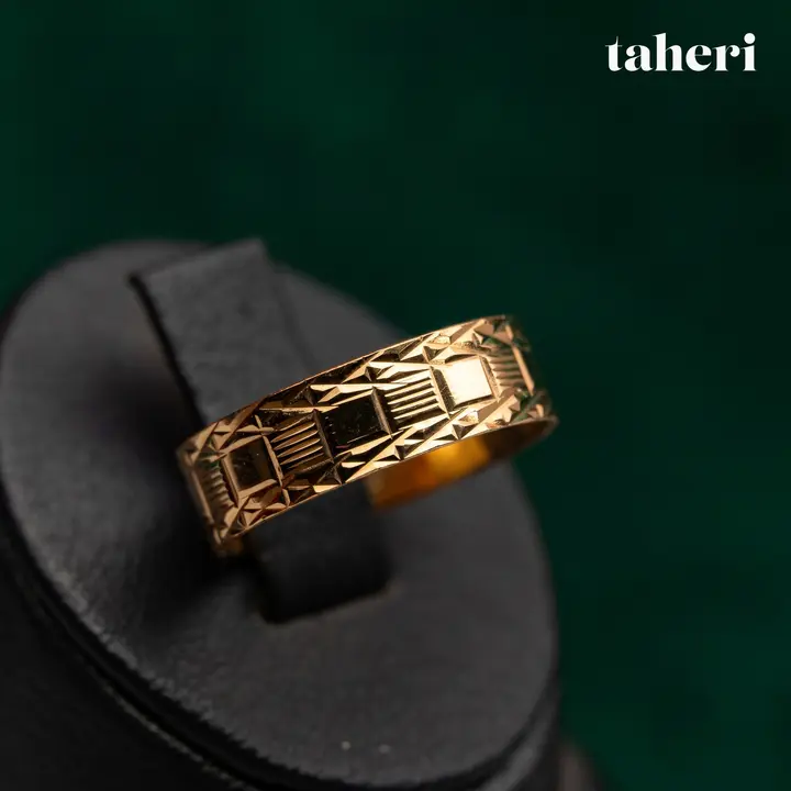 Yellow Gold Band design 129 by TAHERI