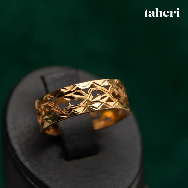 Yellow Gold Band design 139 by TAHERI