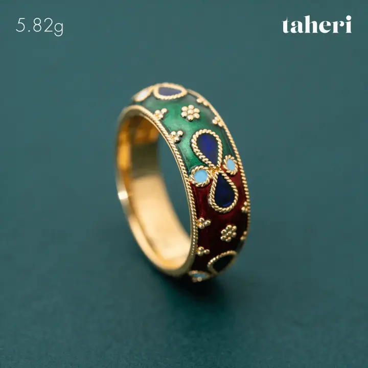 Yellow Gold Band design 146 by TAHERI