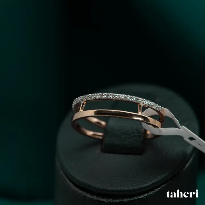18k Rose Gold Diamond Ring design 38 by TAHERI