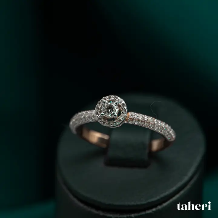 18k Rose Gold Diamond Ring design 39 by TAHERI