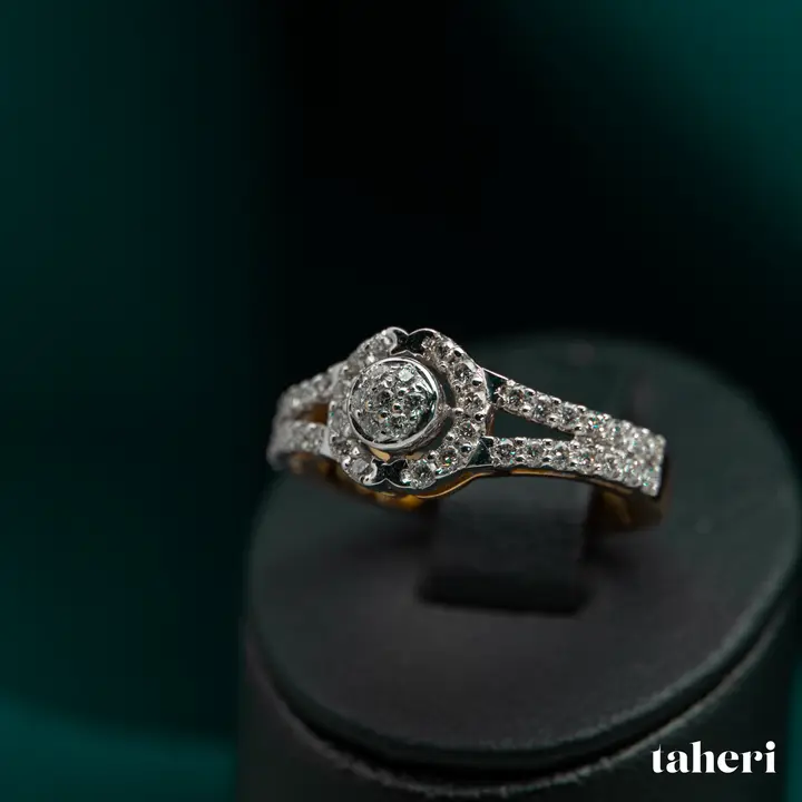 Two-Tone Diamond Ring design 49 by TAHERI
