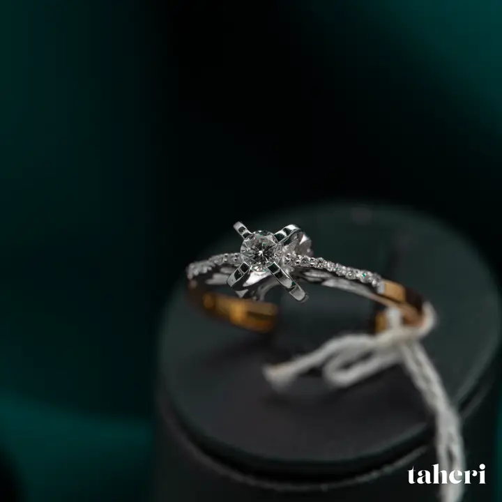 Two-Tone Diamond Ring design 50 by TAHERI