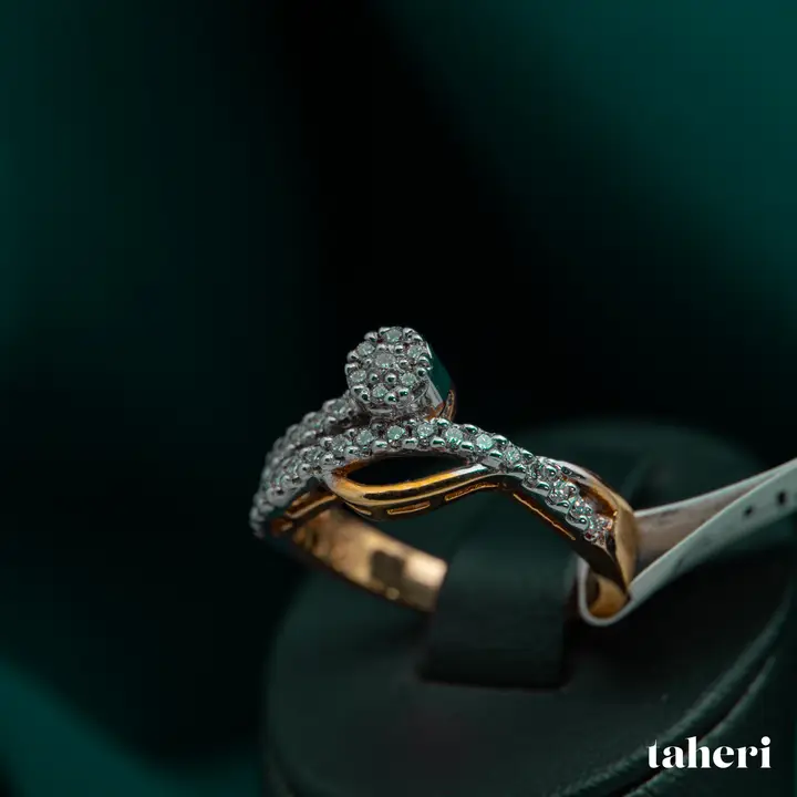 Two-Tone Diamond Ring design 51 by TAHERI