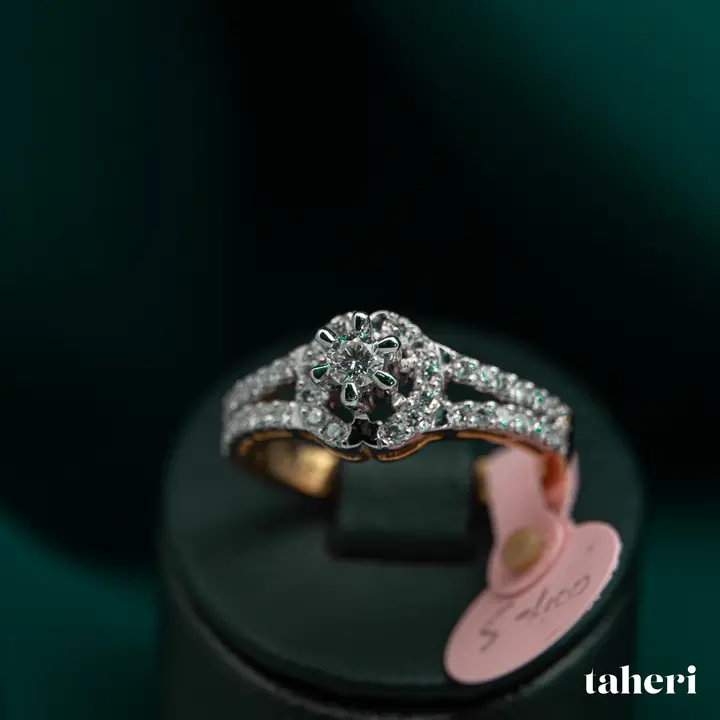 Two-Tone Diamond Ring design 52 by TAHERI