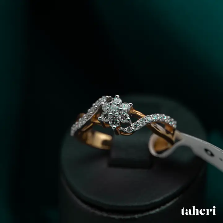 Two-Tone Diamond Ring design 56 by TAHERI