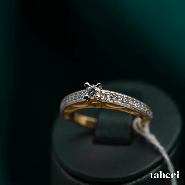 Two-Tone Diamond Ring design 62 by TAHERI