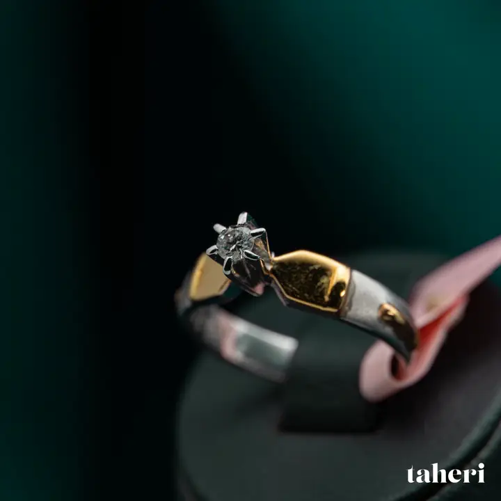 Two-Tone Diamond Ring design 64 by TAHERI