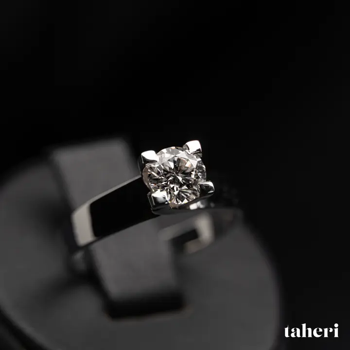 White Gold Diamond Ring design 119 by TAHERI