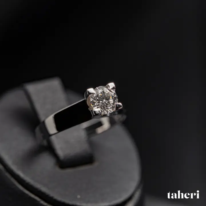 White Gold Diamond Ring design 120 by TAHERI