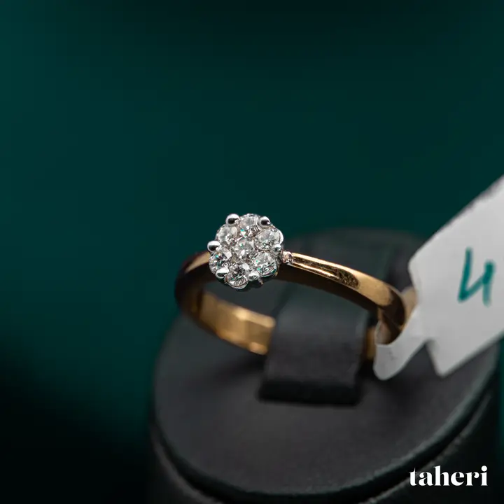 Two-Tone Diamond Ring design 150 by TAHERI