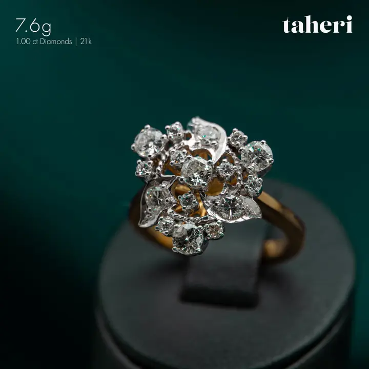 Two-Tone Diamond Ring design 151 by TAHERI