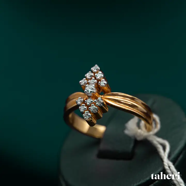 Two-Tone Diamond Ring design 157 by TAHERI