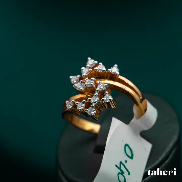Two-Tone Diamond Ring design 160 by TAHERI