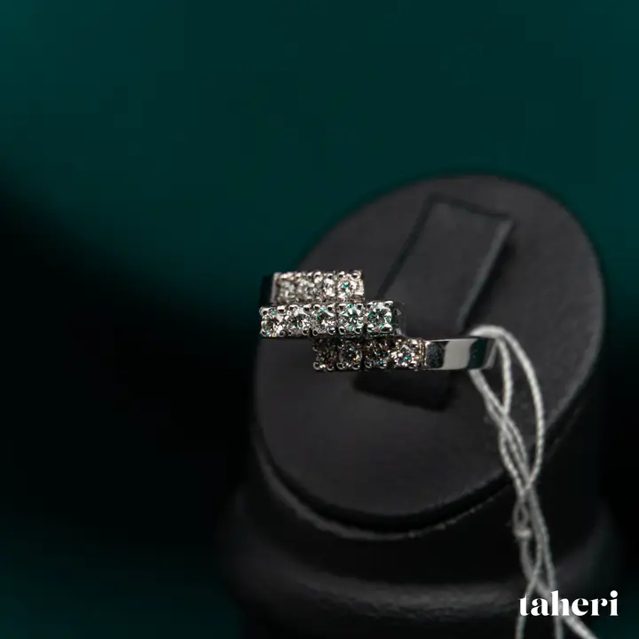 White Gold Diamond Ring design 162 by TAHERI