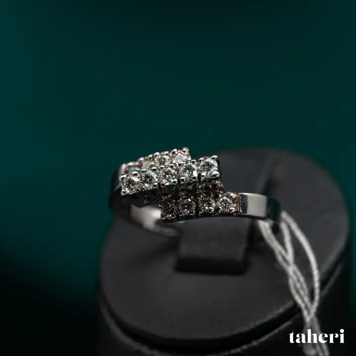 White Gold Diamond Ring design 164 by TAHERI