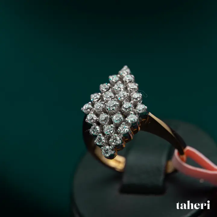 Two-Tone Diamond Ring design 166 by TAHERI