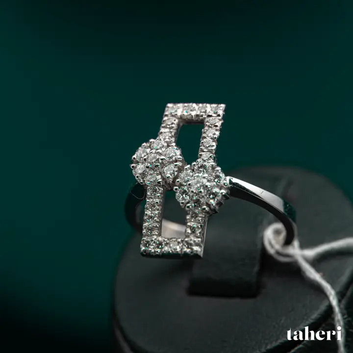White Gold Diamond Ring design 167 by TAHERI