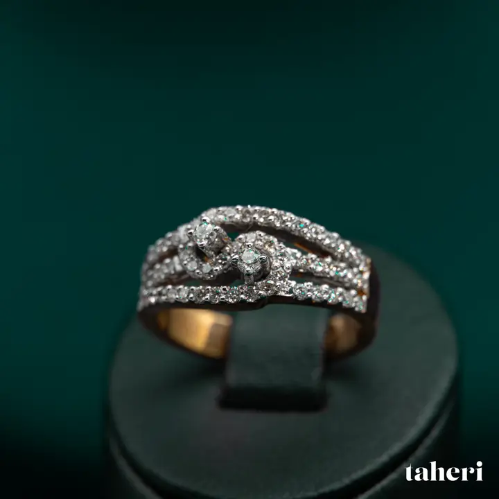 Two-Tone Diamond Ring design 171 by TAHERI