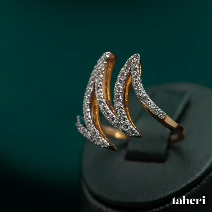 Two-Tone Diamond Ring design 172 by TAHERI