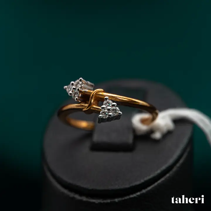 Two-Tone Diamond Ring design 173 by TAHERI