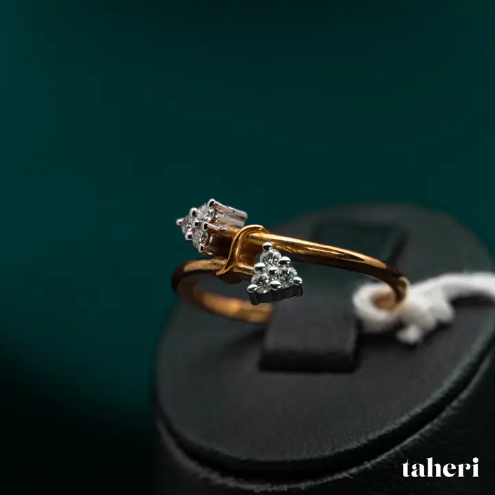 Two-Tone Diamond Ring design 175 by TAHERI