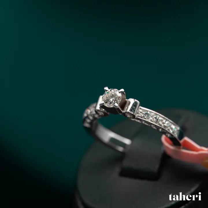 White Gold Diamond Ring design 179 by TAHERI