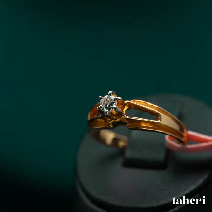 Two-Tone Diamond Ring design 180 by TAHERI