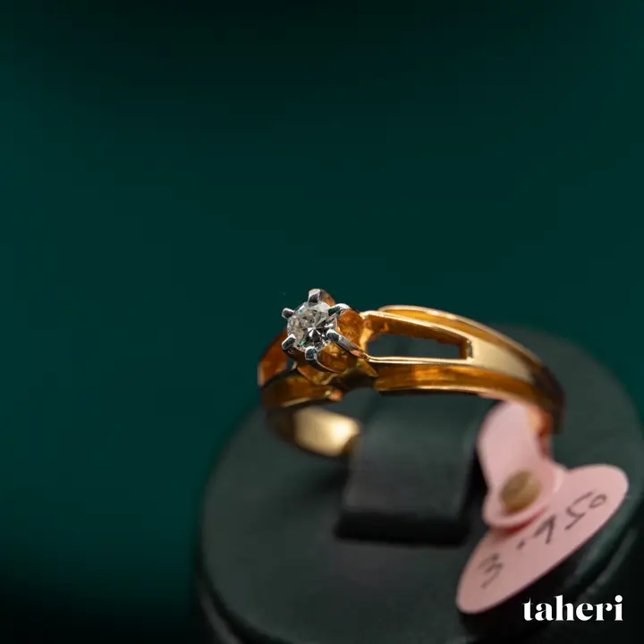Two-Tone Diamond Ring design 181 by TAHERI