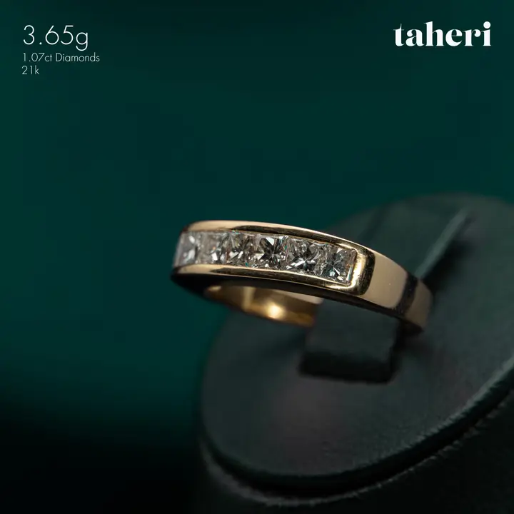 Yellow Gold Diamond Ring design 182 by TAHERI