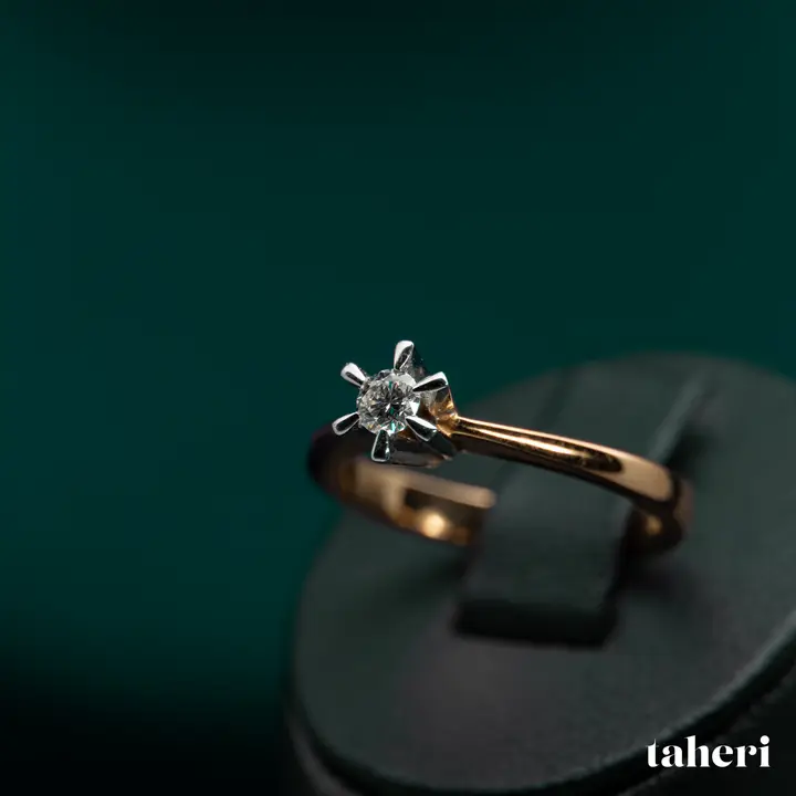 Two-Tone Diamond Ring design 183 by TAHERI