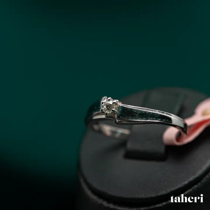 White Gold Diamond Ring design 186 by TAHERI