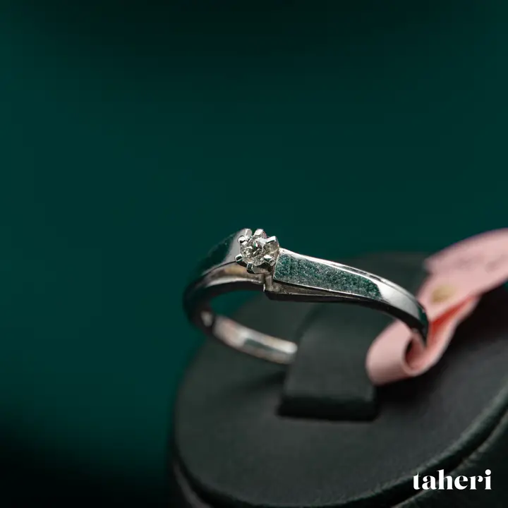 White Gold Diamond Ring design 187 by TAHERI