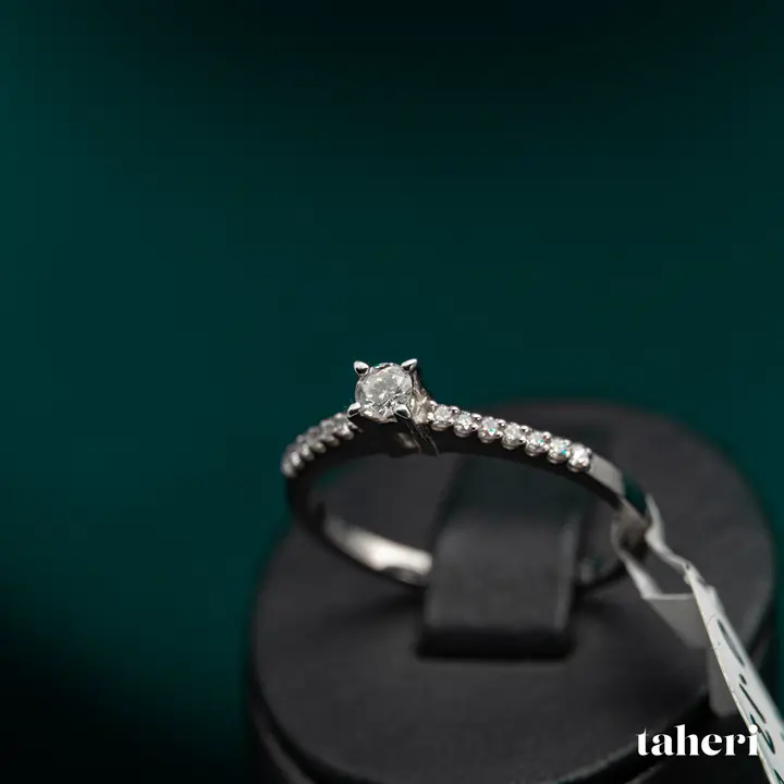 White Gold Diamond Ring design 188 by TAHERI