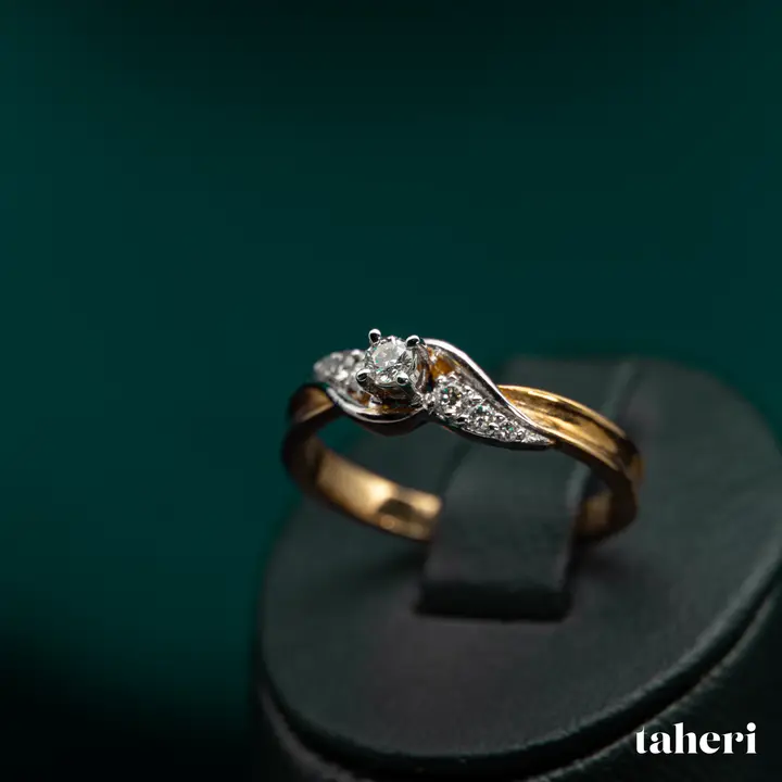 Two-Tone Diamond Ring design 189 by TAHERI