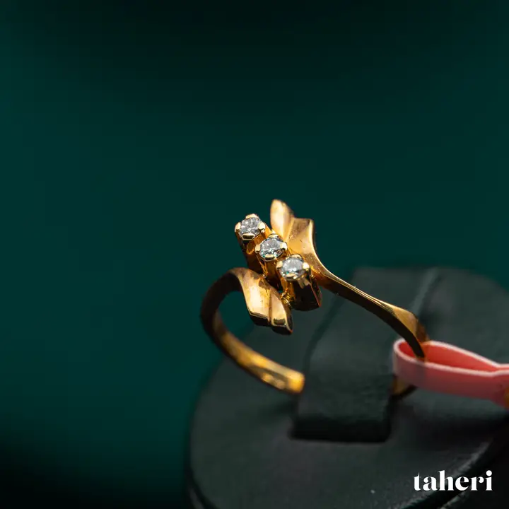 Yellow Gold Diamond Ring design 191 by TAHERI