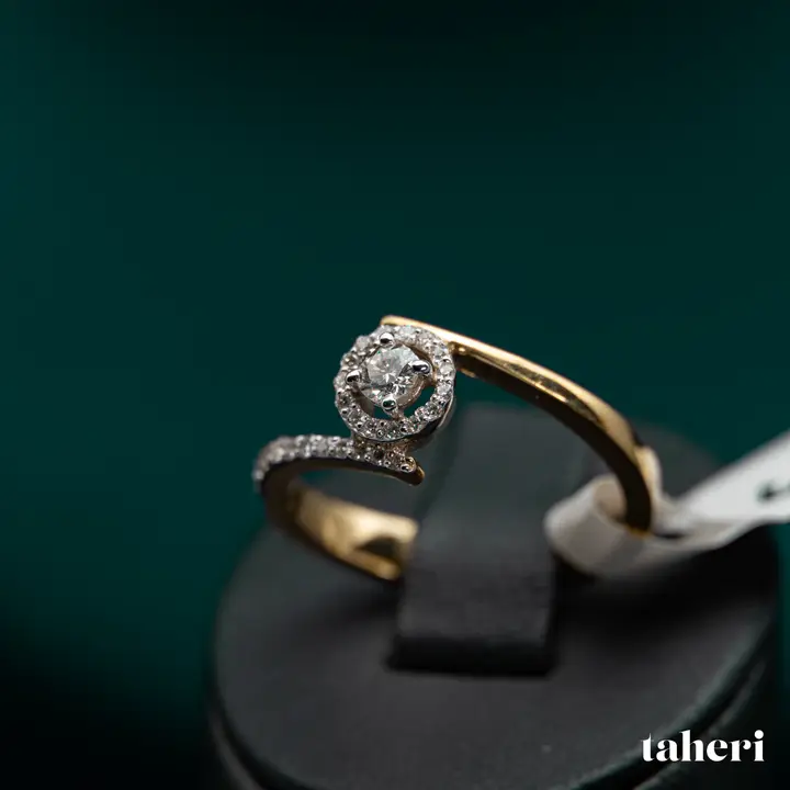 Two-Tone Diamond Ring design 192 by TAHERI