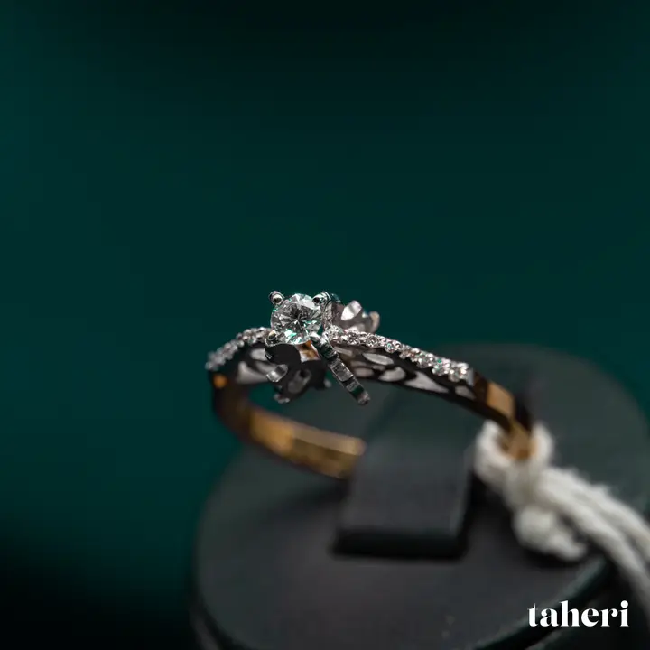 Two-Tone Diamond Ring design 193 by TAHERI