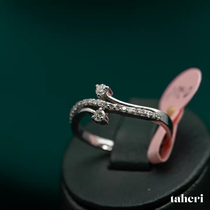 White Gold Diamond Ring design 194 by TAHERI