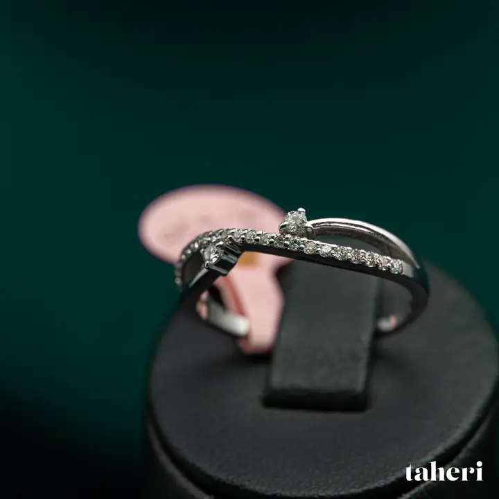 White Gold Diamond Ring design 198 by TAHERI