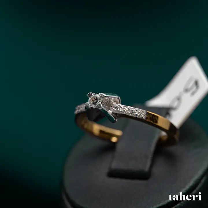 Two-Tone Diamond Ring design 199 by TAHERI