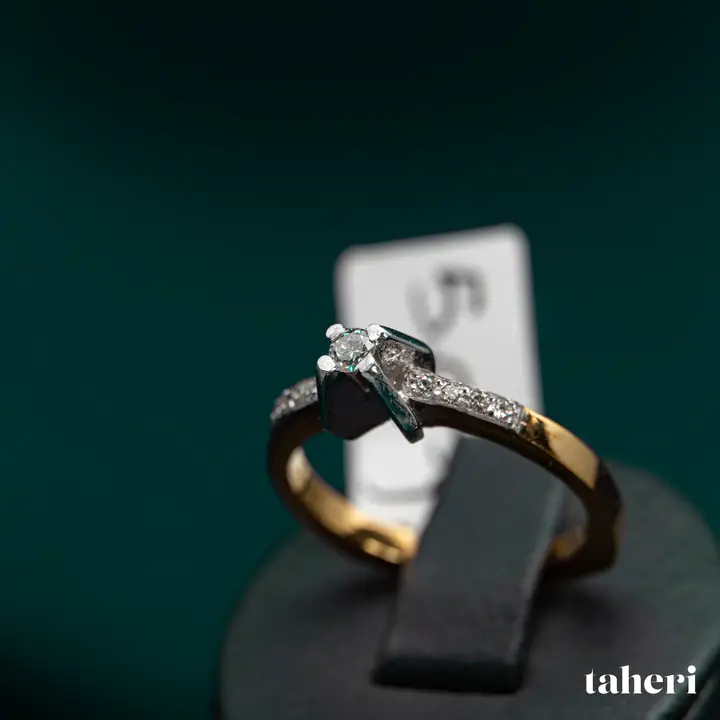 Two-Tone Diamond Ring design 200 by TAHERI