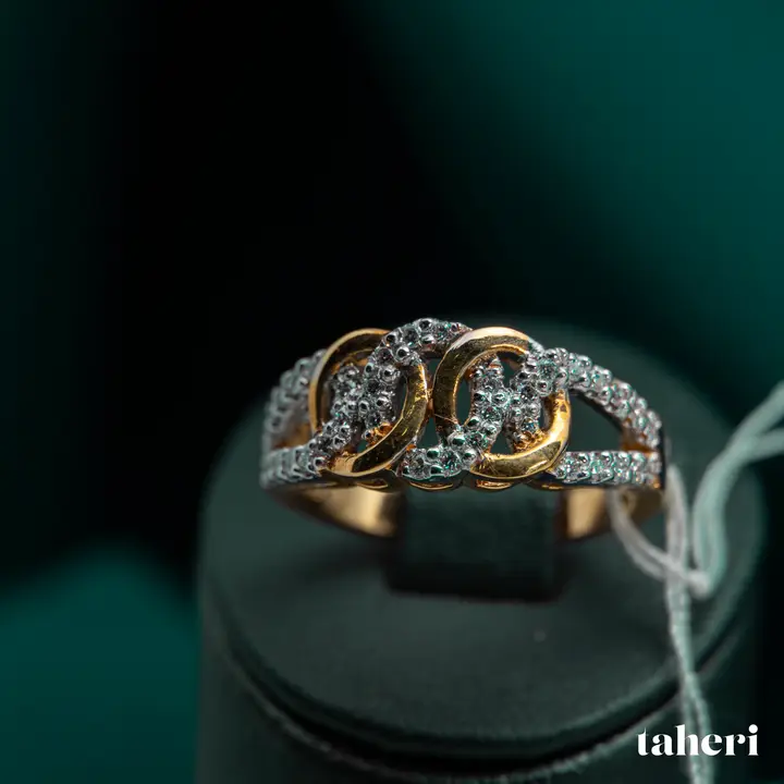 Two-Tone Diamond Ring design 203 by TAHERI