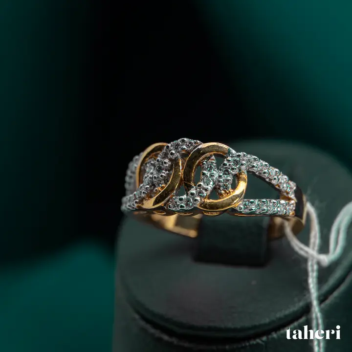 Two-Tone Diamond Ring design 204 by TAHERI