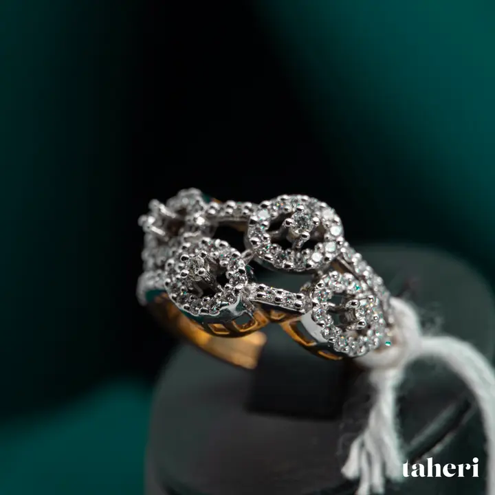 Two-Tone Diamond Ring design 205 by TAHERI
