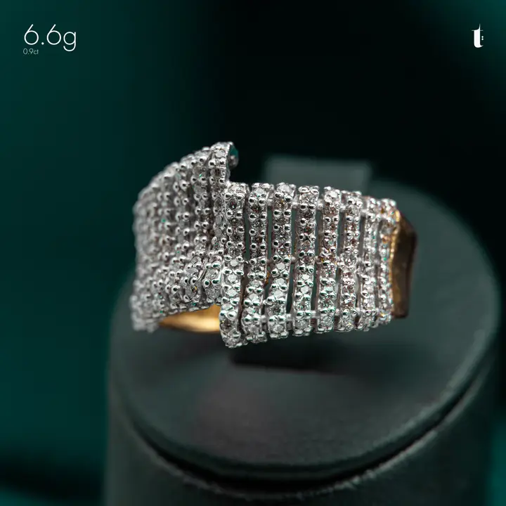 Two-Tone Diamond Ring design 207 by TAHERI