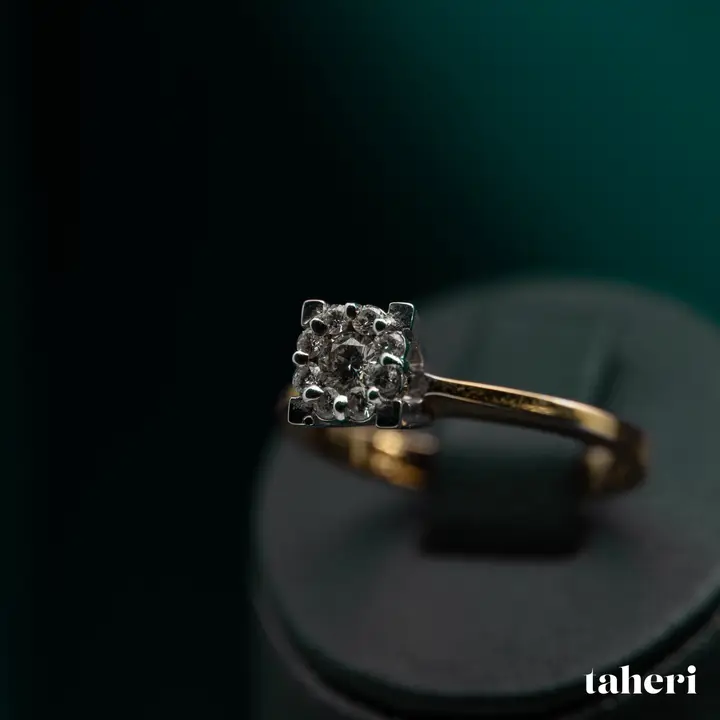 Two-Tone Diamond Ring design 208 by TAHERI