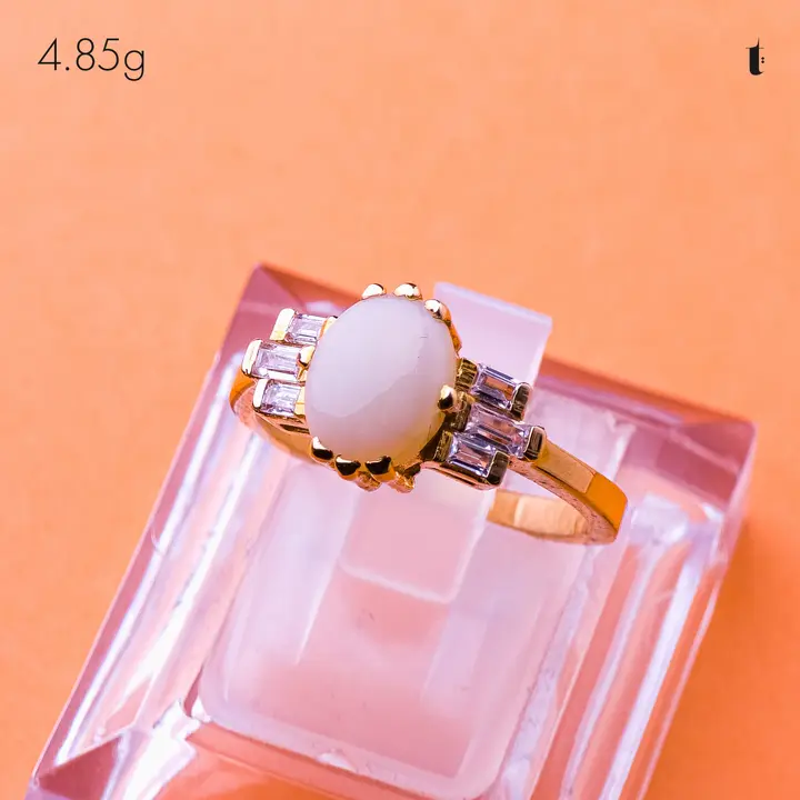 Yellow Gold Ring with Colored Stones design 326 by TAHERI
