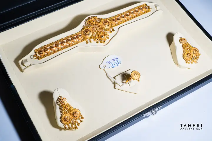 Yellow Gold Gold Set with Cubic Zirconia design 17 by TAHERI