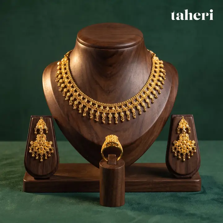 21k Yellow Gold Set design 44 by TAHERI
